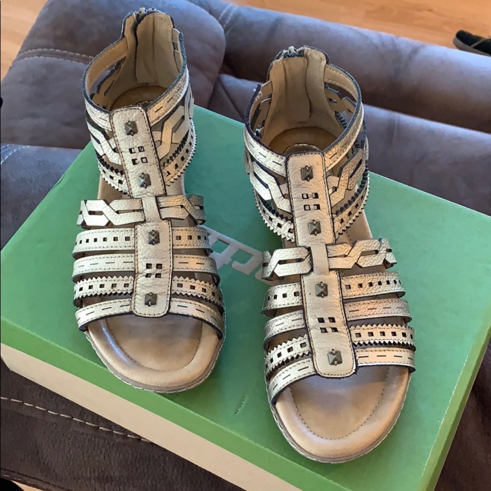 Brand new Gold Sandals